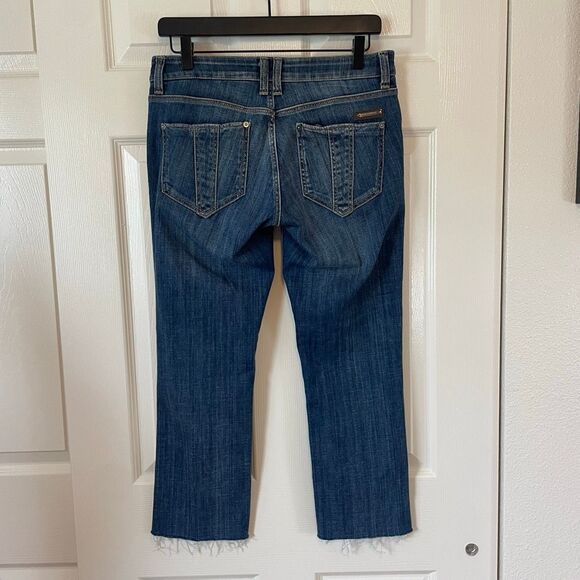 Burberry Brit Islington Low Rise Crop Boot Cut Jeans (altered length) Size 28 - Picture 2 of 12